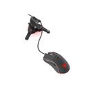 MOUSE BUNGEE + HUB 4X USB 2.0 GENESIS VANAD 300