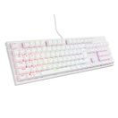 GENESIS HERNÍ MECHANICKÁ KLÁVESNICE THOR 303/RGB/OUTEMU PEACH SILENT/DRÁTOVÁ USB/US LAYOUT/BÍLÁ