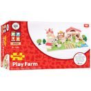 BIGJIGS TOYS VELKÁ DŘEVĚNÁ FARMA POŠKOZENÝ OBAL