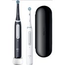 ORAL-B IO SERIES 4 DUO BLACK/WHITE - ELEKTRICKÝ ZUBNÍ KARTÁČEK (2KS)