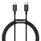 BASEUS  SUPERIOR PD USB-C - LIGHTNING 1,0 M BLACK 20W