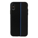 TPU CARBON RALLY POUZDRO PRO HUAWEI P30 BLACK/BLUE