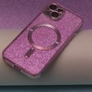 CU-BE GLITTER CHROME MAG POUZDRO IPHONE 12 6,1" PINK