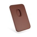 EPICO MAG+ LEATHER WALLET - HNĚDÁ