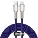 BASEUS  CAFULE METAL USB-C - LIGHTNING 20W 2,0 M PURPLE