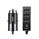 BASEUS AUTONABÍJEČKA 4XUSB KONEKTOR 5.5A (CCTON-01) BLACK