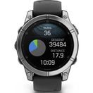 GARMIN FENIX E 47MM STAINLESS STEEL/BLACK - CHYTRÉ HODINKY