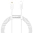 BASEUS  SUPERIOR PD USB-C - LIGHTNING 1,5 M 20W WHITE