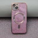 CU-BE GLITTER CHROME MAG POUZDRO IPHONE 12 6,1" PINK