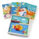 BIGJIGS TOYS DŘEVĚNÁ MOZAIKA PLÁŽ