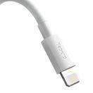 BASEUS  SIMPLE WISDOM USB-C - LIGHTNING 2PCS 20W 1,5 M WHITE