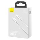 BASEUS  SUPERIOR PD USB-C - LIGHTNING 2,0 M 20W WHITE