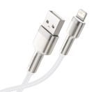 BASEUS  CAFULE METAL USB - LIGHTNING 2,4A 1,0 M WHITE