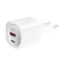 XO WALL CHARGER CE21 PD 33W 1X USB-C 1X USB WHITE