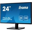 24" IIYAMA X2474HS-B2: VA, FULLHD@75HZ, 250CD/M2, 4MS, VGA, HDMI, DP, ČERNÝ