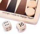 BIGJIGS TOYS DŘEVĚNÝ BACKGAMMON