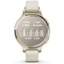 GARMIN LILY 2 ACTIVE - LUNAR GOLD / BONE SILICONE BAND (010-02891-00)