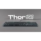PLOCHÁ MECHANICKÁ KLÁVESNICE GENESIS THOR 420 RGB US, CONTENT SLIM BLUE SWITCH, SOFTWARE