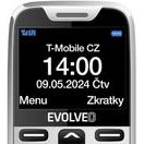 EVOLVEO EASYPHONE XR, MOBILNÍ TELEFON PRO SENIORY S NABÍJECÍM STOJÁNKEM, BÍLÁ