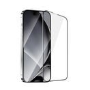 TVRZENÉ SKLO S KOVOVÝM RÁMEČKEM IPHONE 16 PRO 6,3"