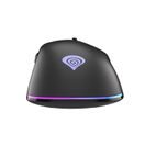 GENESIS TICHÁ HERNÍ OPTICKÁ MYŠ KRYPTON 200 6400DPI, RGB, SW, ČERNÁ