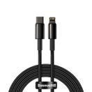 BASEUS  TUNGSTEN PD USB-C - LIGHTNING 2,0 M 20W BLACK