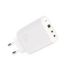 XO WALL CHARGER CE04 PD 65W 2X USB-C 1X USB WHITE