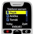 EVOLVEO EASYPHONE, MOBILNÍ TELEFON PRO SENIORY S NABÍJECÍM STOJÁNKEM, BÍLÁ