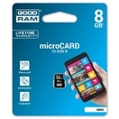 8GB MICRO SDHC GOODRAM- CLASS 4 (BEZ ADAPTÉRU)