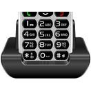 EVOLVEO EASYPHONE, MOBILNÍ TELEFON PRO SENIORY S NABÍJECÍM STOJÁNKEM, BÍLÁ