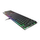 PLOCHÁ MECHANICKÁ KLÁVESNICE GENESIS THOR 420 RGB US, CONTENT SLIM BLUE SWITCH, SOFTWARE