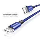 BASEUS DATOVÝ KABEL YIVEN (LIGHTNING / 8-PIN / 1,8 M) BLUE