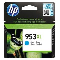 HP 953XL azurová inkoustová kazeta, F6U16AE