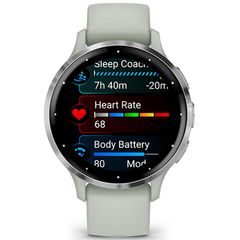 Garmin Venu 3S Silver/Sage Gray Silicone Band