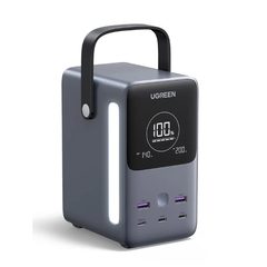 Powerbanka UGREEN PB770 48000 mAh, 300W 2x USB-A / 3x USB-C šedá