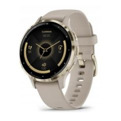 Garmin Venu 3S Cream Gold/French Gray Band - chytré hodinky
