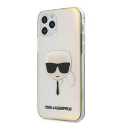 KLHCP12MPCKHML Karl Lagerfeld PC/TPU Head Kryt pro iPhone 12 Pro/12 Max Iridescent
