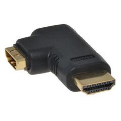 PremiumCord HDMI adapter19pin, F/M, 90° levá