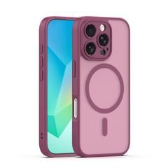 Mag Matt case for iPhone 16 Pro 6,3" maroon