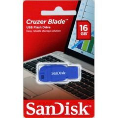 SanDisk Cruzer Blade 16GB USB2.0 elektricky modrá