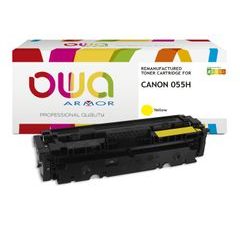 OWA Armor toner kompatibilní s Canon CRG-055H Y, 5900st, žlutá/yellow