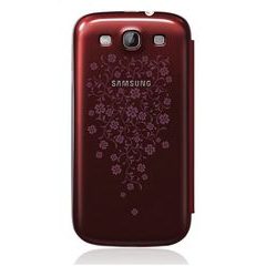 EFC-1G6RRE Samsung Flip Case for Galaxy S III (i9300) LaFleur Red (EU Blister)