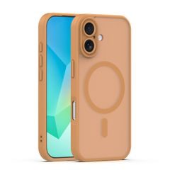 Mag Matt case for iPhone 16 6,1" brown