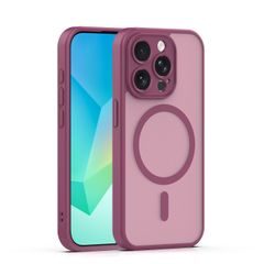 Mag Matt case for iPhone 15 Pro 6,1" maroon