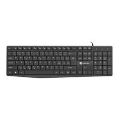 Klávesnice Natec Nautilus 2, CZ/SK layout, slim, černá, 1,8 m kabel