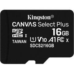 16GB microSDHC Kingston Canvas Select Plus A1 CL10 100MB/s bez adapteru