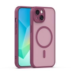 Mag Matt case for iPhone 13 6,1" maroon