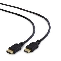 GEMBIRD Kabel HDMI-HDMI M/M 1m, 1.4, M/M CCS Eth. černý