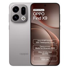 Oppo Find X9 12 GB / 512 GB 5G šedý