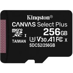 256GB microSDXC Kingston Canvas Select Plus A1 CL10 100MB/s bez adapteru